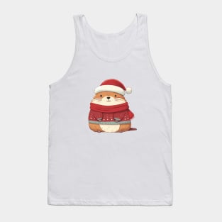 Cute Christmas Marmot Tank Top